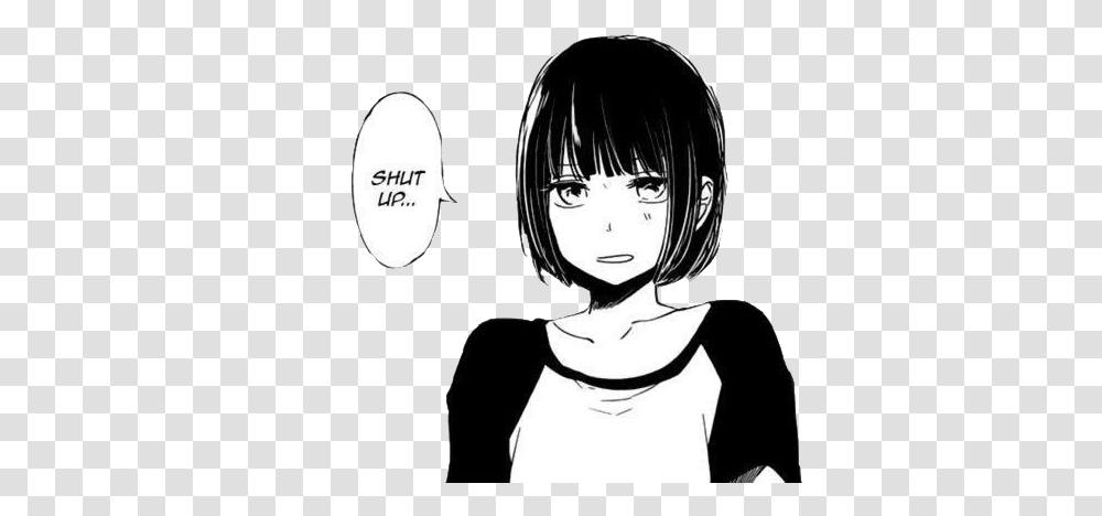 Picture Library Stock Anime Manga Sad Sad Manga Girl, Person, Human, Comics, Book Transparent Png