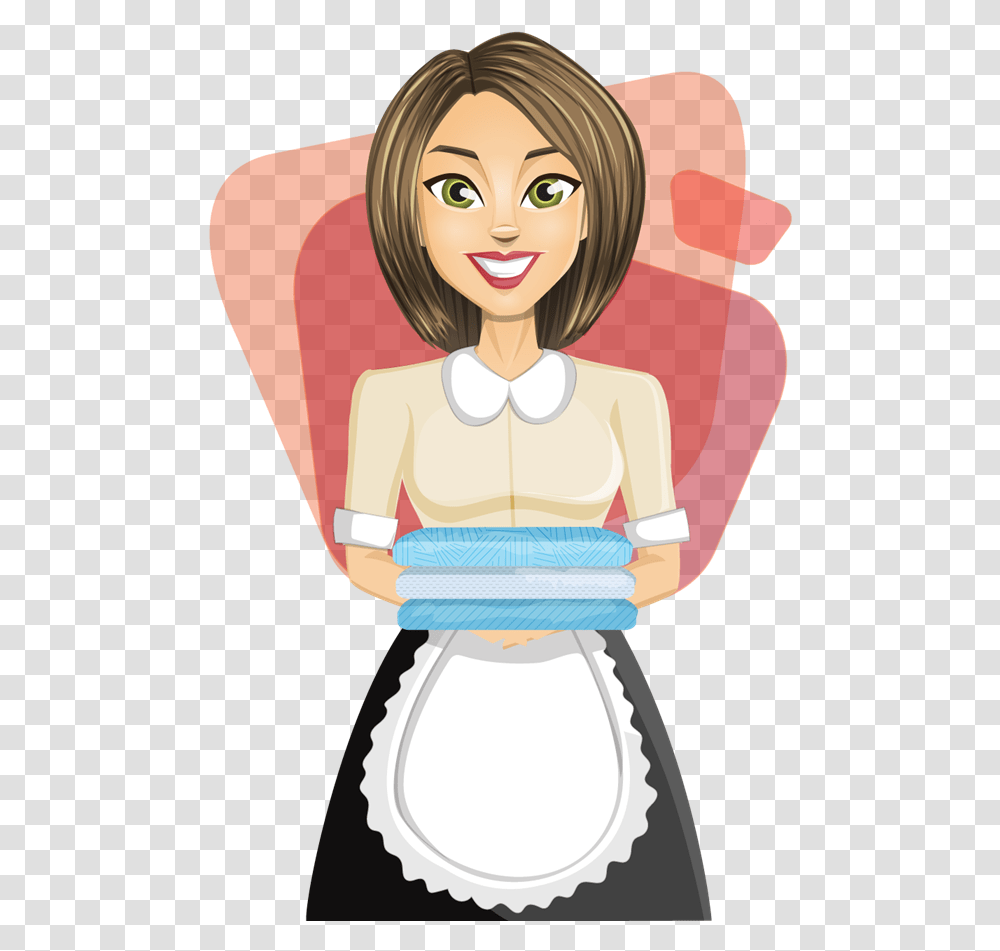 Picture Maid Clipart, Label, Person, Costume, Doll Transparent Png