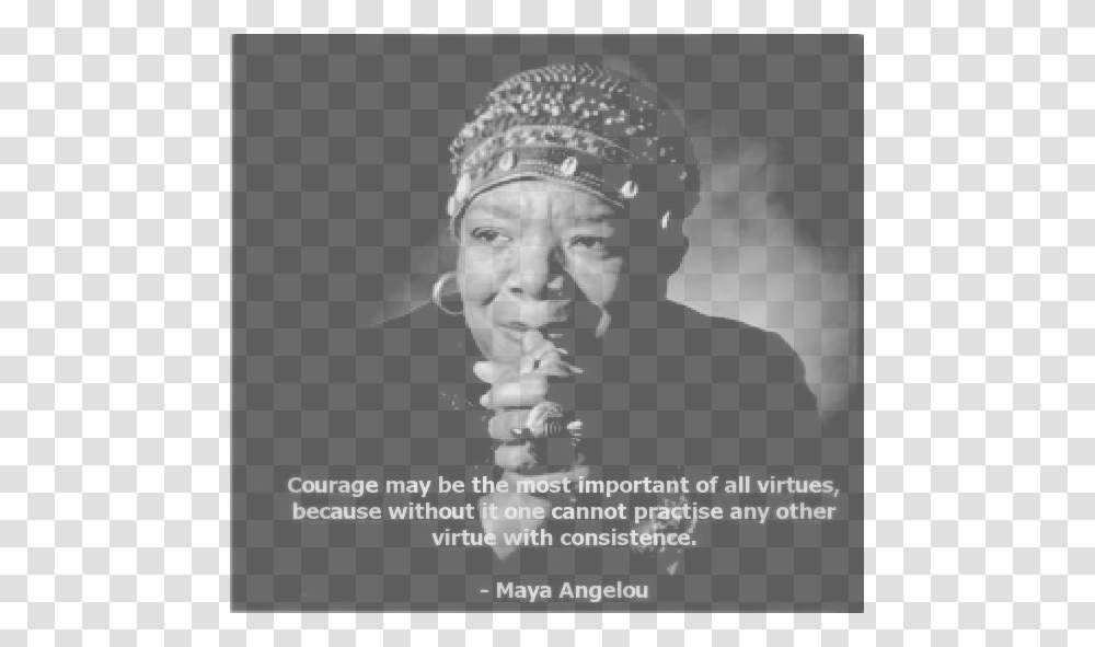Picture Maya Angelou, Advertisement, Poster, Person, Face Transparent Png
