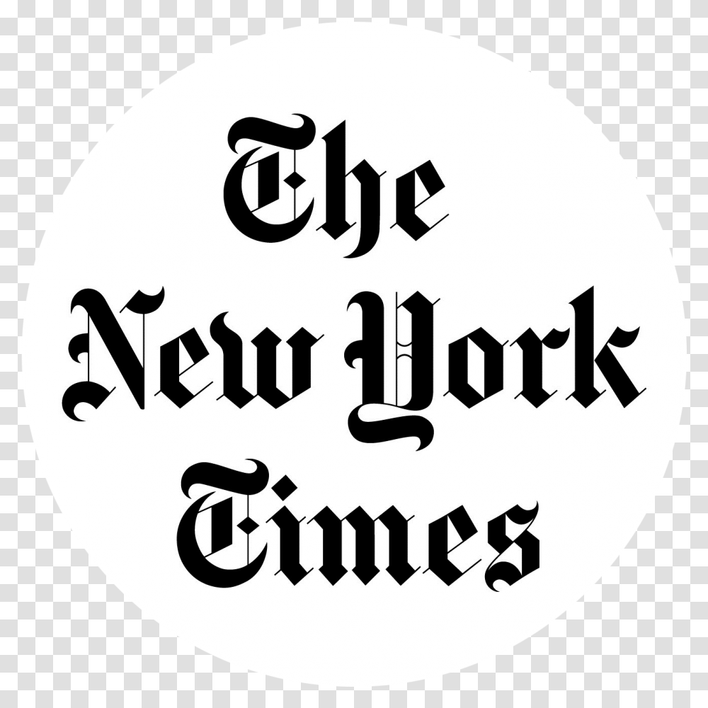 Picture New York Times Logo Square, Label, Text, Word, Clothing Transparent Png