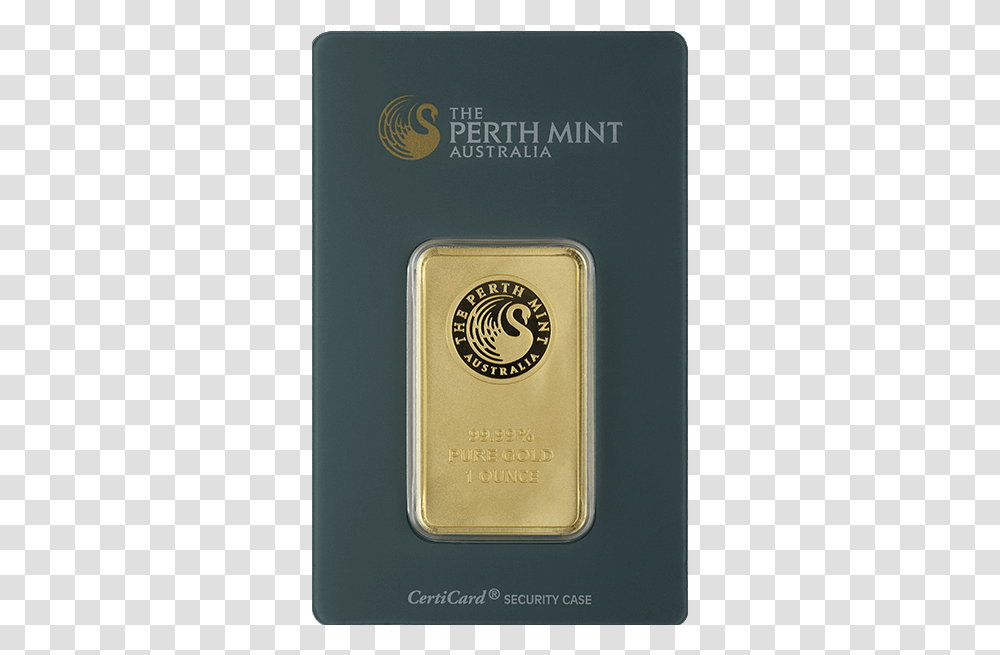 Picture Of 1 Oz Perth Gold Bar Perth Mint Gold Bar, Cosmetics, Mobile Phone, Electronics, Cell Phone Transparent Png