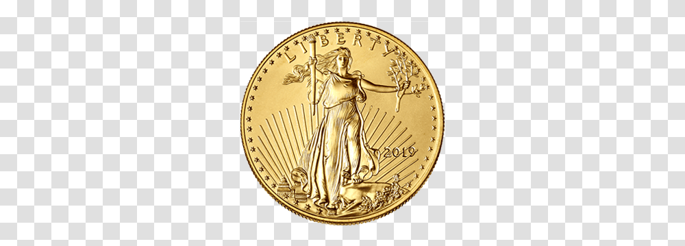 Picture Of 2019 110 Oz American Gold Eagle American Gold Eagle 2019, Coin, Money, Chandelier, Lamp Transparent Png