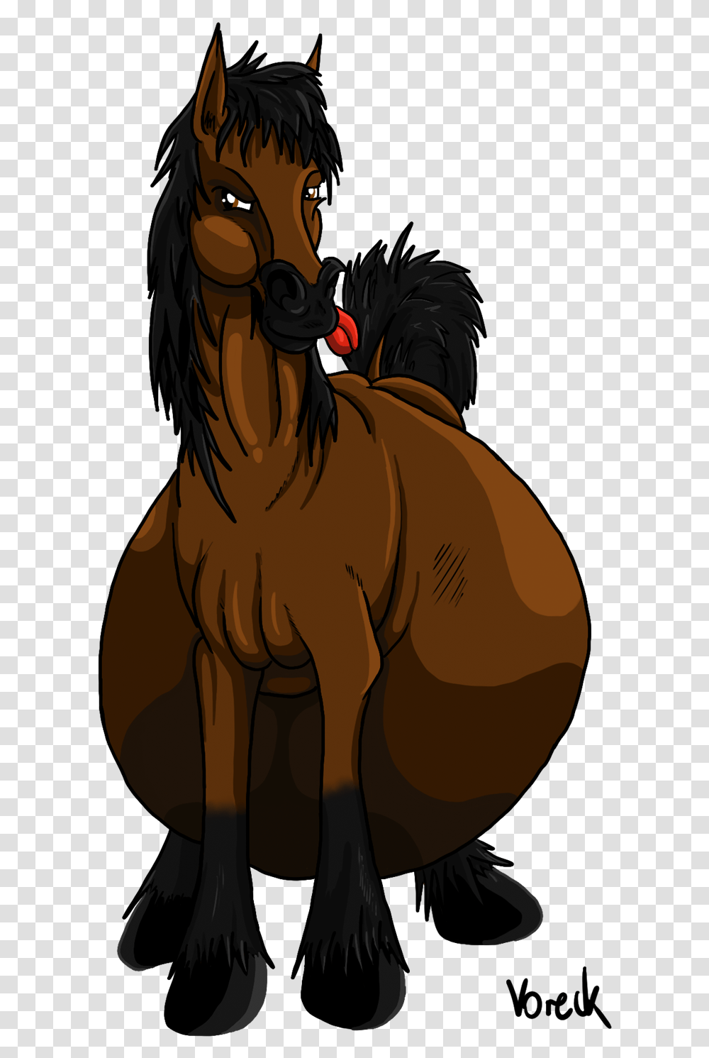 Picture Of A Cartoon Horse Mane, Mammal, Animal, Pet, Wildlife Transparent Png