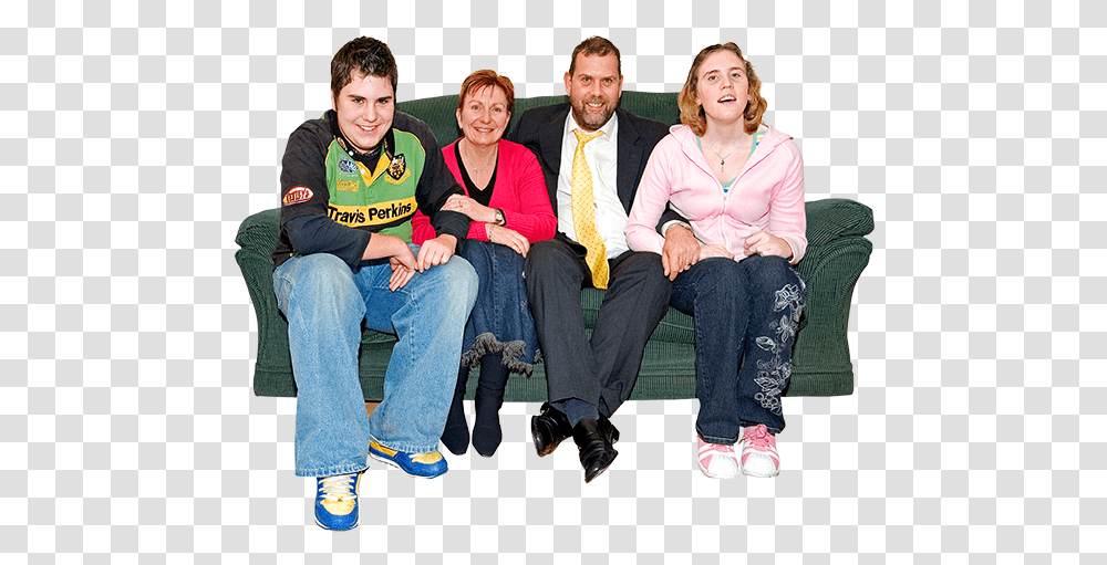Picture Of A Family Family With Learning Disabilities, Person, Pants, Footwear Transparent Png