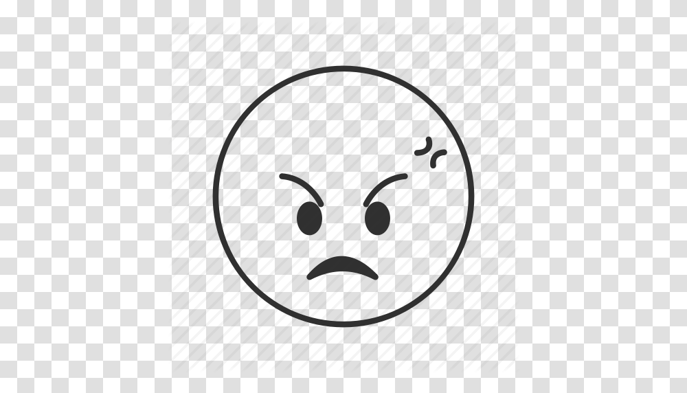 Picture Of A Mad Face Free Download Clip Art, Sphere Transparent Png