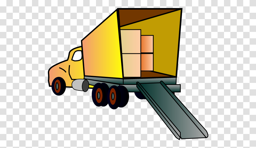Picture Of A Moving Truck Free Download Clip Art Free Truck Cartoon Clipart, Machine, Vehicle, Transportation, Wheel Transparent Png