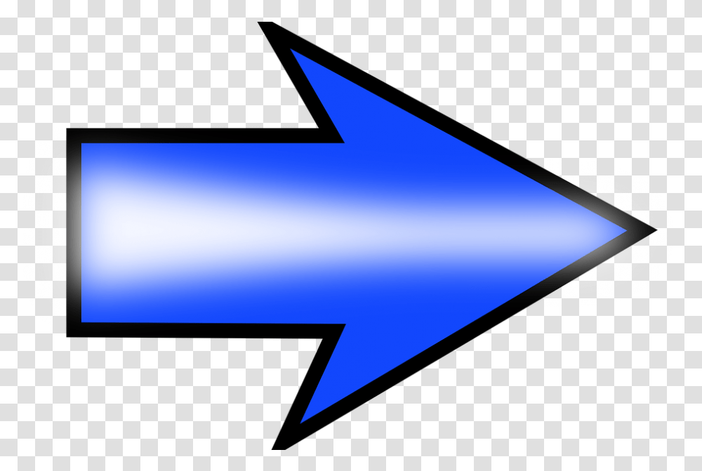 Picture Of Arrow Pointing Right Blue Arrow Clipart, Rocket, Vehicle, Transportation, Missile Transparent Png