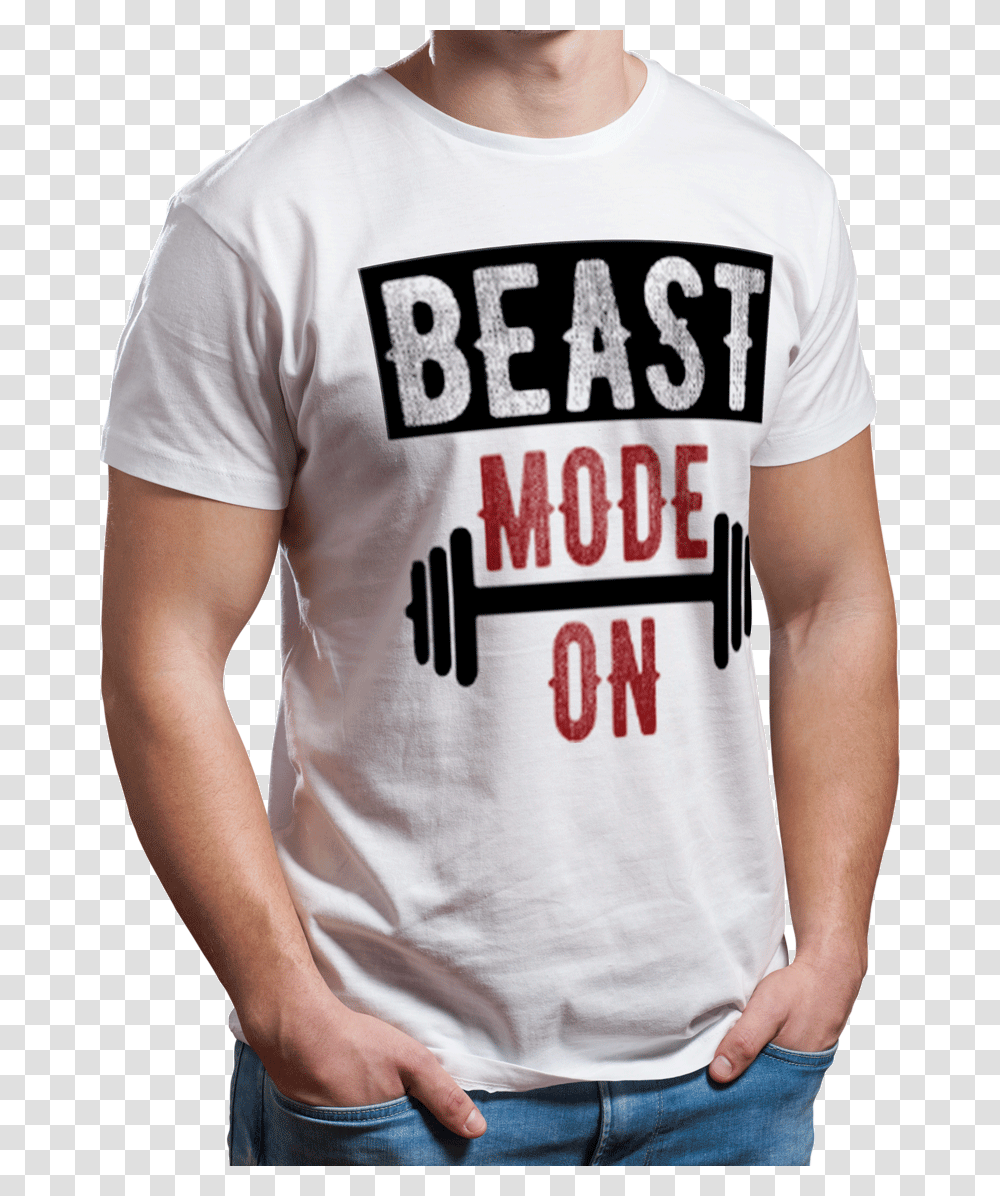 Picture Of Beast Mode On T Shirt Abhinandan T Shirt, Apparel, T-Shirt, Sleeve Transparent Png