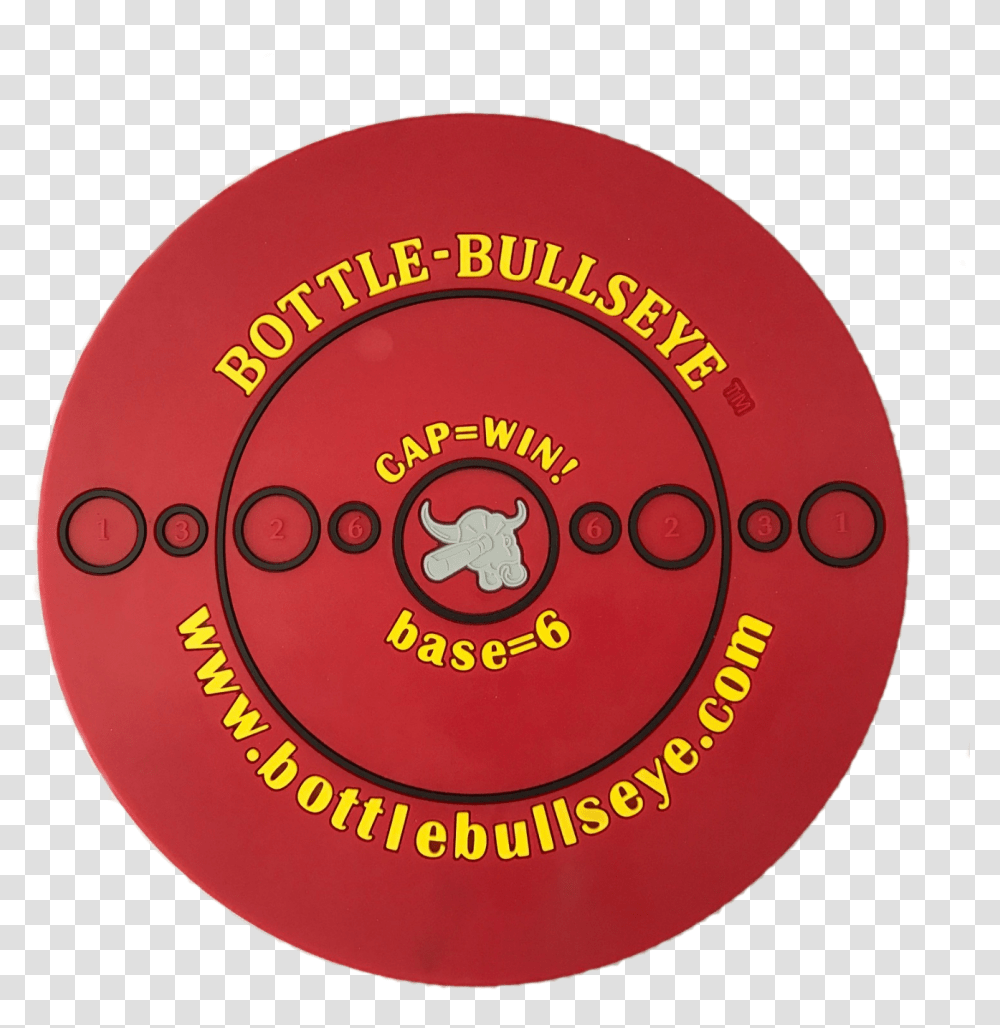 Picture Of Bullseye, Label, Frisbee, Toy Transparent Png