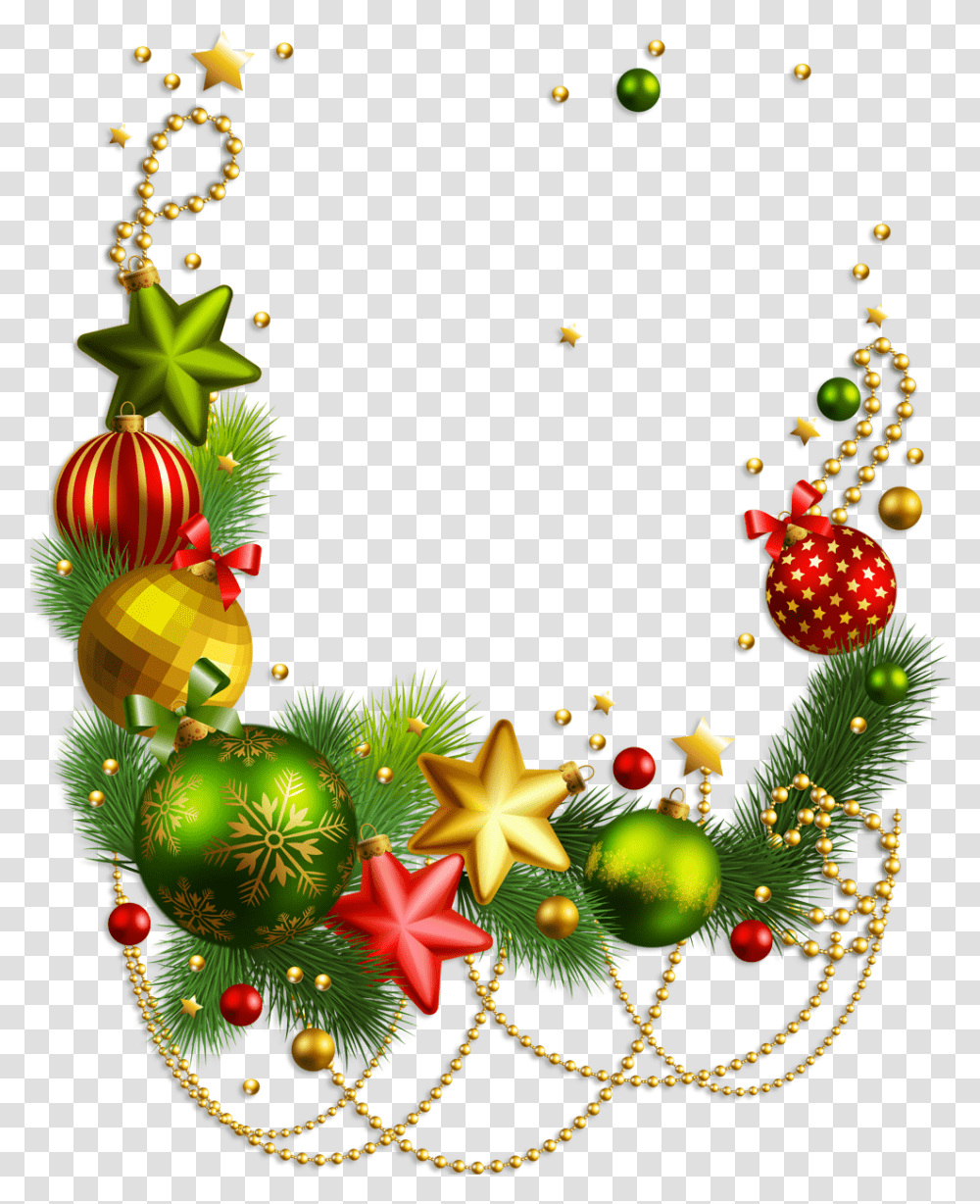 Picture Of Christmas Decorations Merry Christmas My Lovely Family, Ornament, Graphics, Art, Pattern Transparent Png