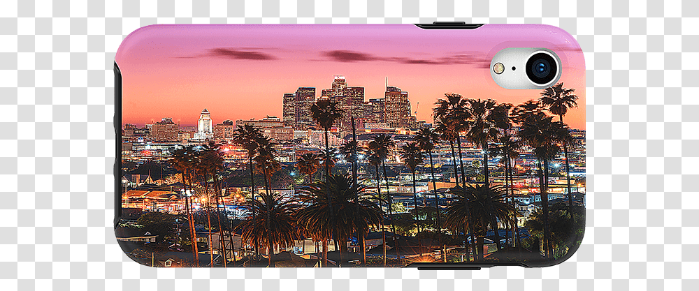 Picture Of City Series Case For Apple Iphone Xr Los Skyline, Urban, Palm Tree, Plant, Building Transparent Png