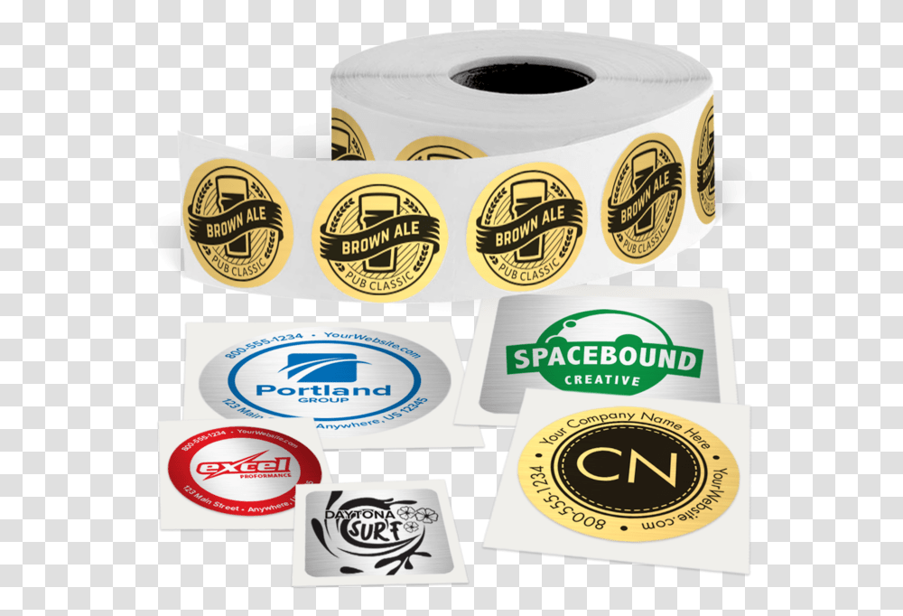 Picture Of Custom Foil Labels Custom Foil Label, Paper, Towel, Paper Towel Transparent Png