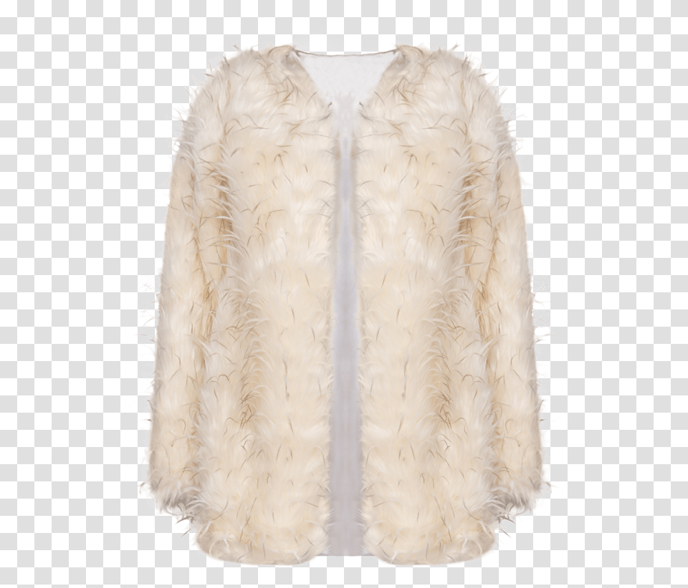 Picture Of Faux Fur Coat Mongolian Style, Apparel, Rug, Jacket Transparent Png