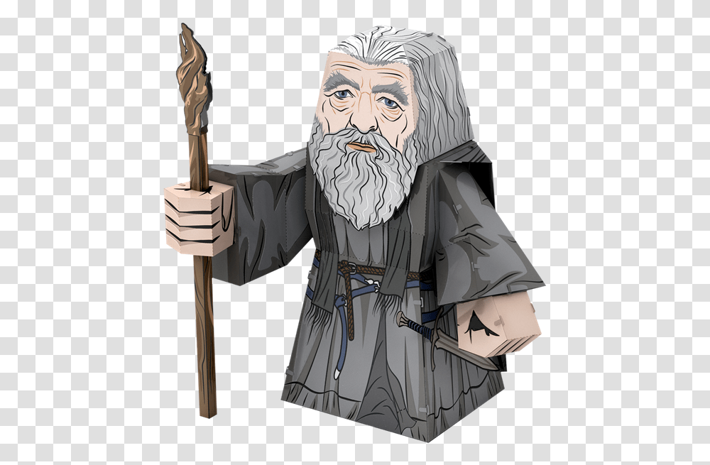 Picture Of Gandalf, Person, Coat, Face Transparent Png