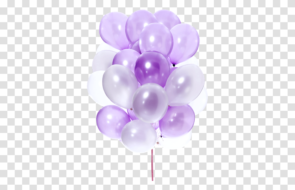 Picture Of Hugs And Kisses White And Purple Balloons Transparent Png