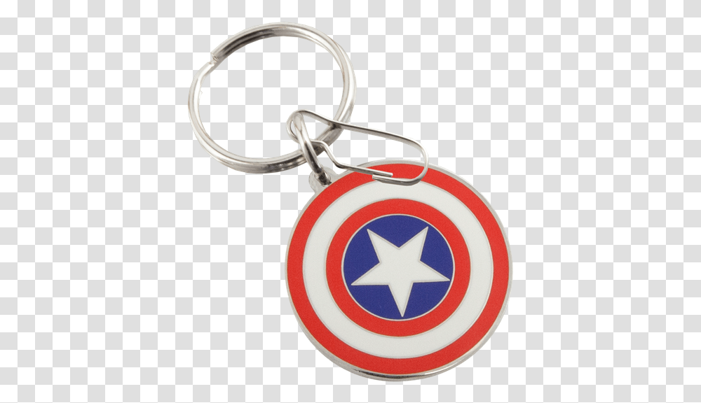 Picture Of Marvel Captain America Shield Enamel Key Spiderman Keychain, Dynamite, Bomb, Weapon, Weaponry Transparent Png