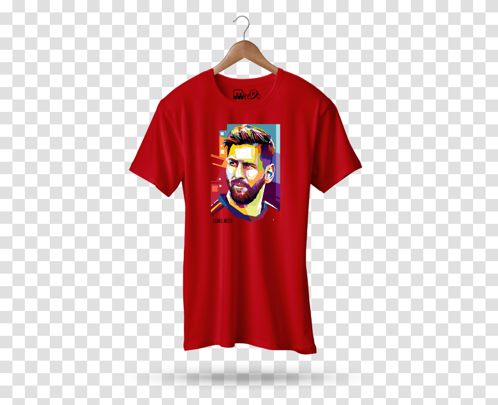 Picture Of Messi Graphic Printed T Shirt Print Dolce And Gabbana T Shirt Men, Apparel, T-Shirt, Person Transparent Png