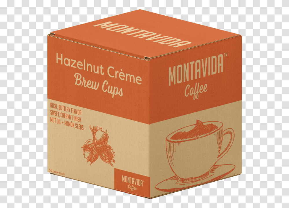 Picture Of Montavida Hazelnut Crme 30ct Brew Cups Box, Cardboard, Carton, Package Delivery Transparent Png