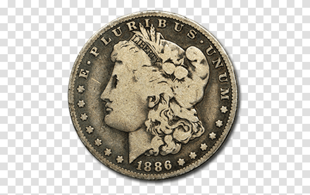 Picture Of Morgan Silver Dollar 1878 Grades Of Morgan Silver Dollars, Rug, Coin, Money, Nickel Transparent Png