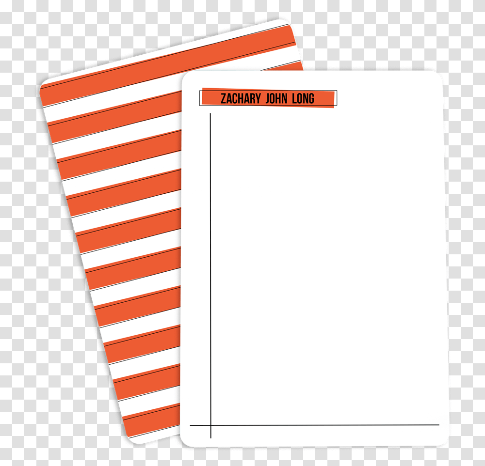 Picture Of Orange Striped Notecard Tan, Envelope, Mail, Paper Transparent Png