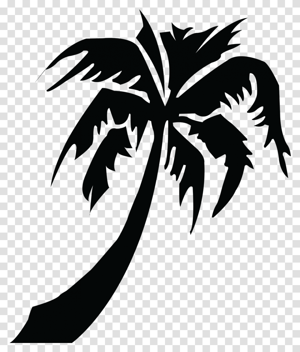 Picture Of Palm Tree, Leaf, Plant, Silhouette Transparent Png