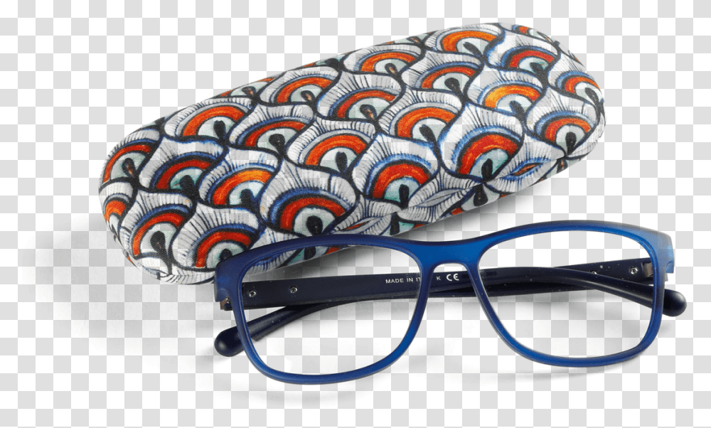 Picture Of Peacock Feather Glasses Case Comfort, Accessories, Accessory, Pattern, Sunglasses Transparent Png