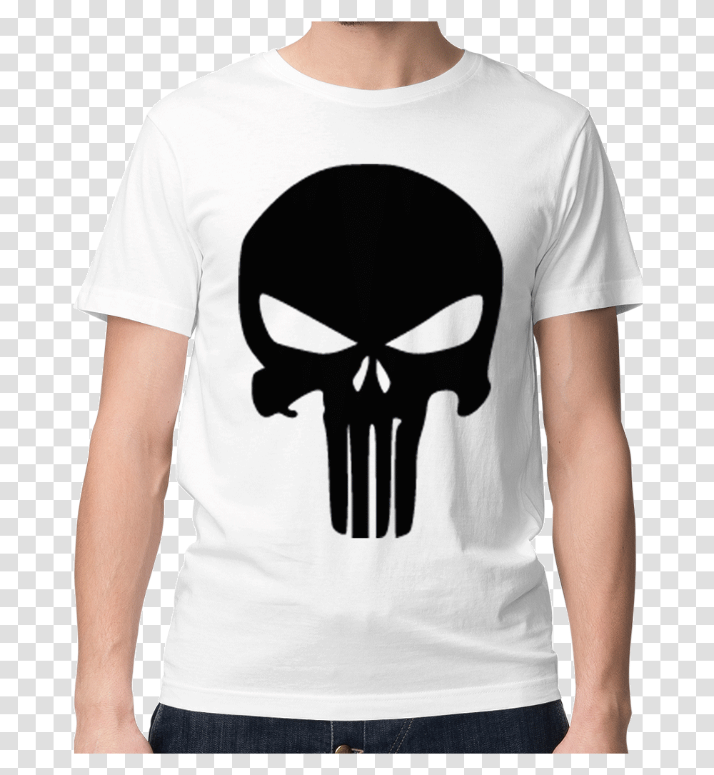 Picture Of Punisher T Shirt Punisher Skull, Apparel, T-Shirt Transparent Png