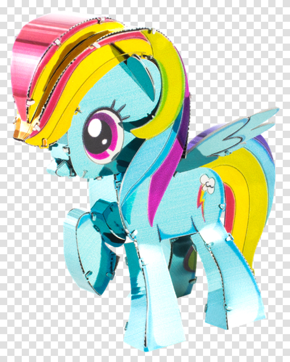 Picture Of Rainbow Dash My Little Pony Metal Earth, Helmet, Apparel Transparent Png
