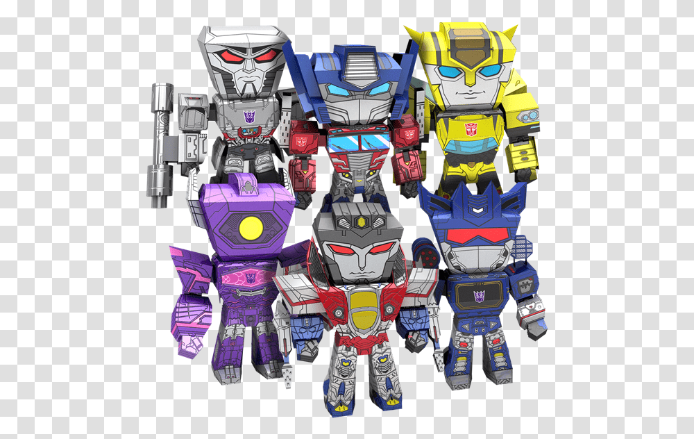Picture Of Set Transformers Action Figure, Robot, Person, Human Transparent Png