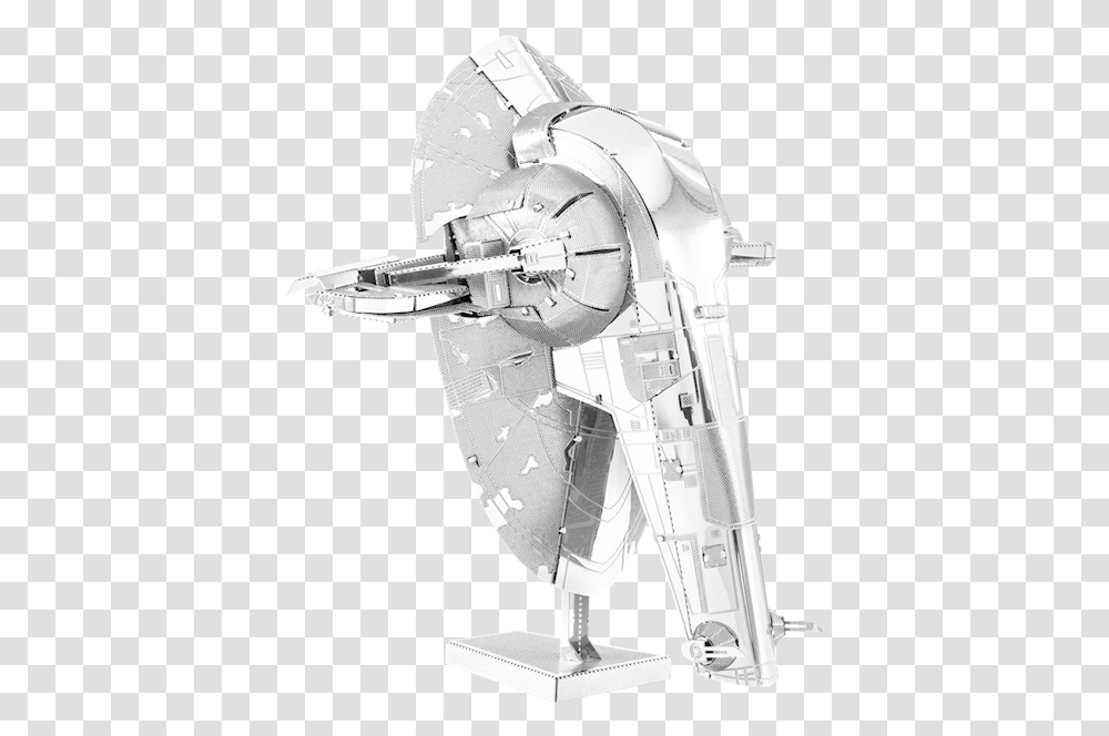 Picture Of Slave I Metal Earth Star Wars Slave, Spaceship, Aircraft, Vehicle, Transportation Transparent Png