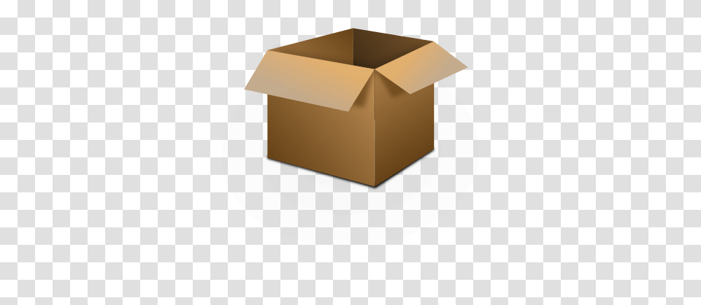 Picture Of Small Cardboard Box With Open Top Open Box Clip Art, Carton, Mailbox, Letterbox, Package Delivery Transparent Png