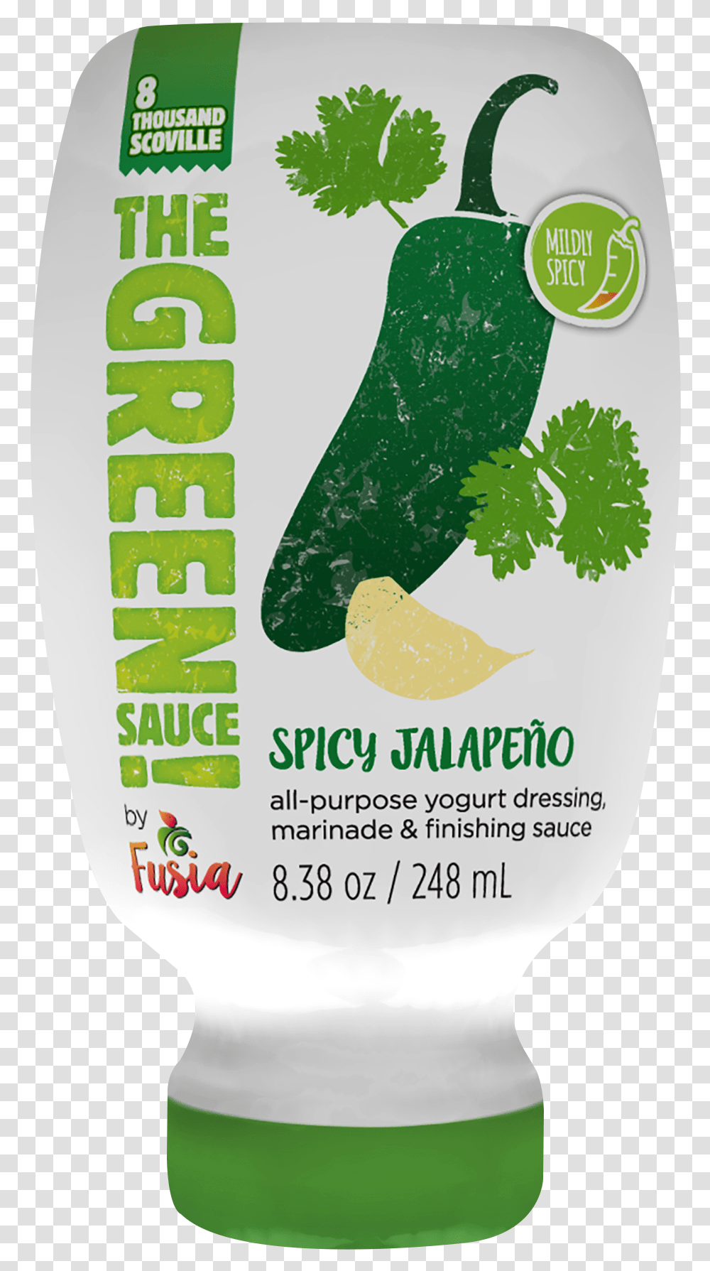 Picture Of Spicy Jalapeno Green Sauce In Its Packaging Snap Pea, Label, Plant, Jar Transparent Png