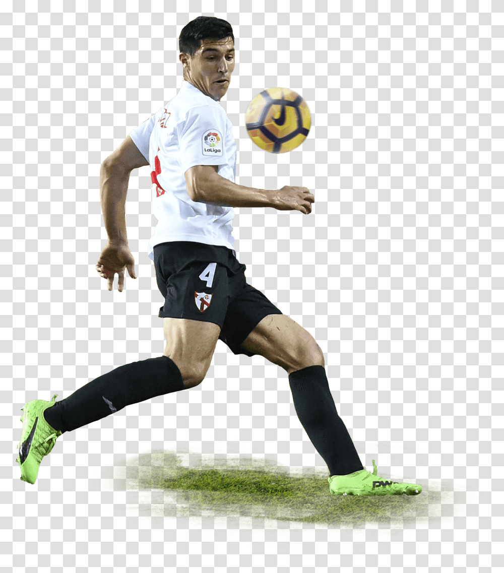 Picture Of The Football Player Diego Gonzlez Polanco Kick Up A Soccer Ball, Person, Team Sport, People, Kicking Transparent Png