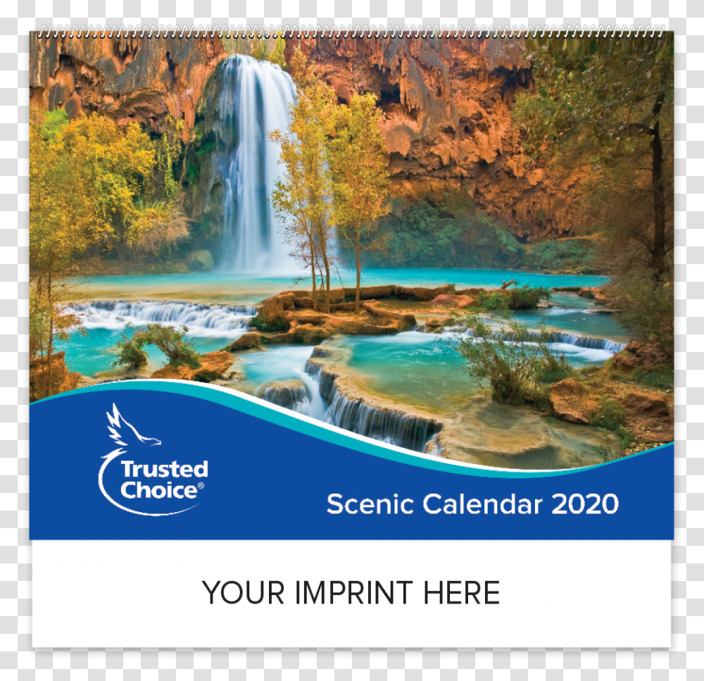 Picture Of Trusted Choice Custom Scenic Wall Calendar Beautiful Natural Background, Poster, Advertisement, Flyer, Paper Transparent Png