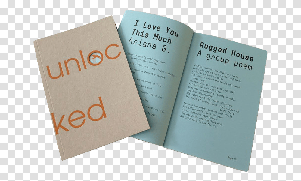 Picture Of Unlocked Anthology Paper, Book, Page, Flyer Transparent Png