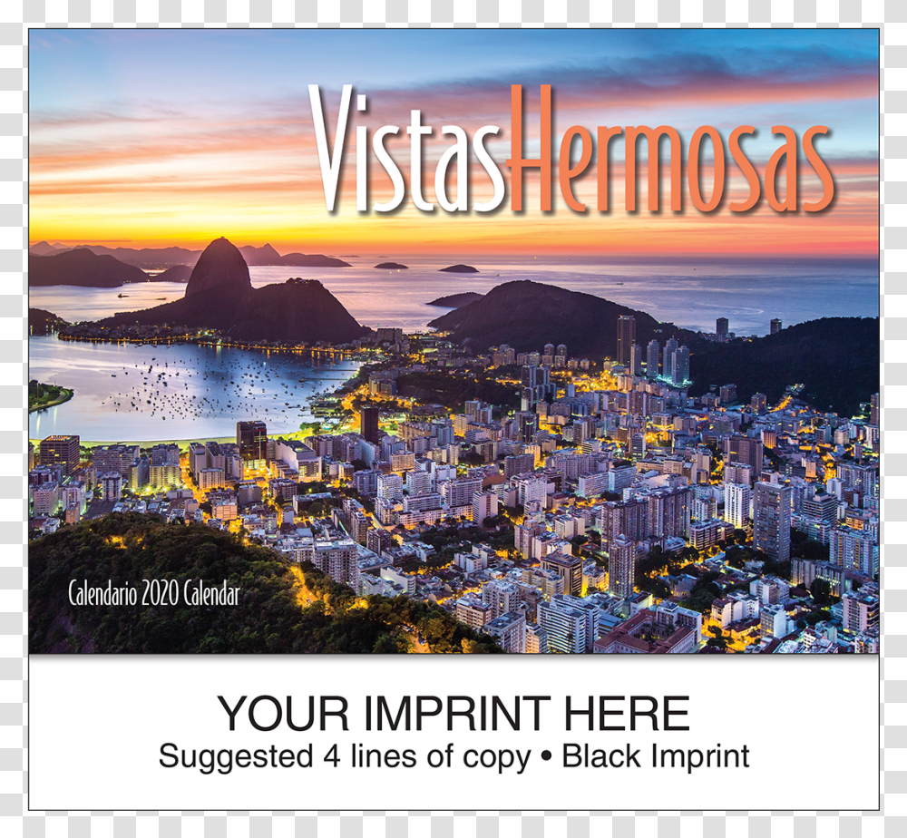 Picture Of Vistas Hermosas Wall Calendar Botafogo Beach, Poster, Advertisement, Flyer, Paper Transparent Png
