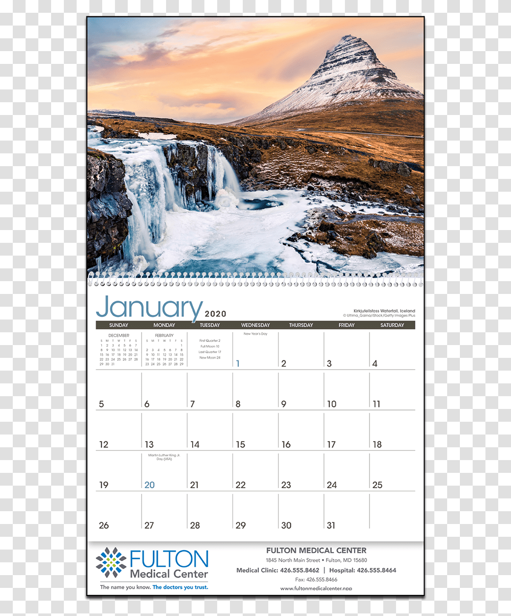 Picture Of Waterfalls Wall Calendar Kirkjufellsfoss Game Of Thrones Transparent Png