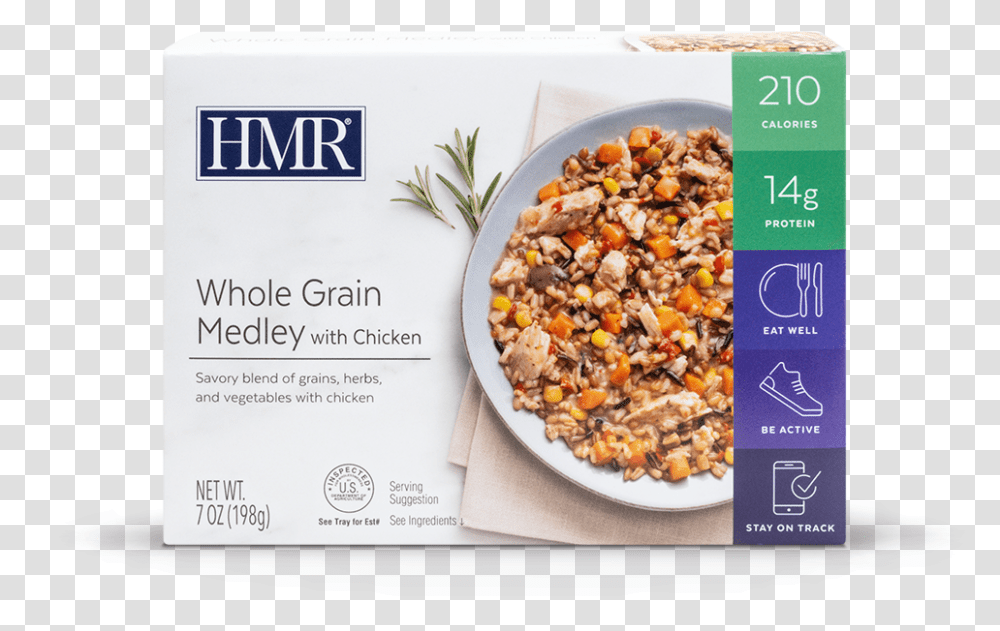Picture Of Whole Grain Medley With Chicken Hmr Diet, Plant, Produce, Food, Vegetable Transparent Png