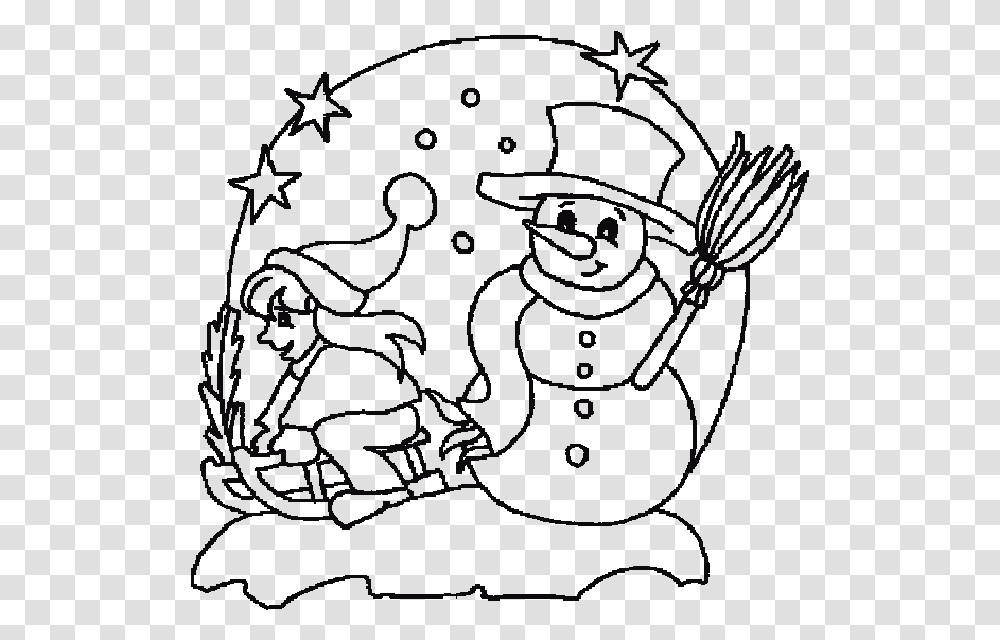 Picture Of Winter For Drawing Of Winter Season, Stencil Transparent Png