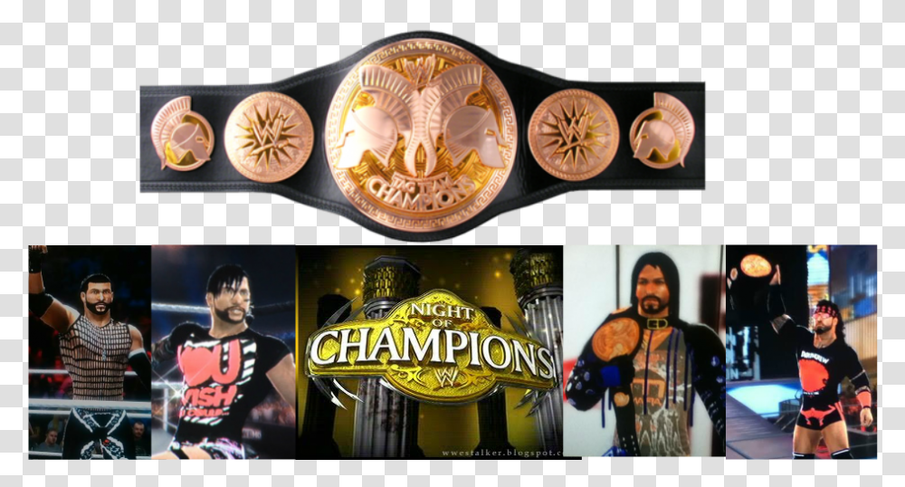 Picture Old Wwe Tag Team Championship, Person, Human, Beer, Alcohol Transparent Png