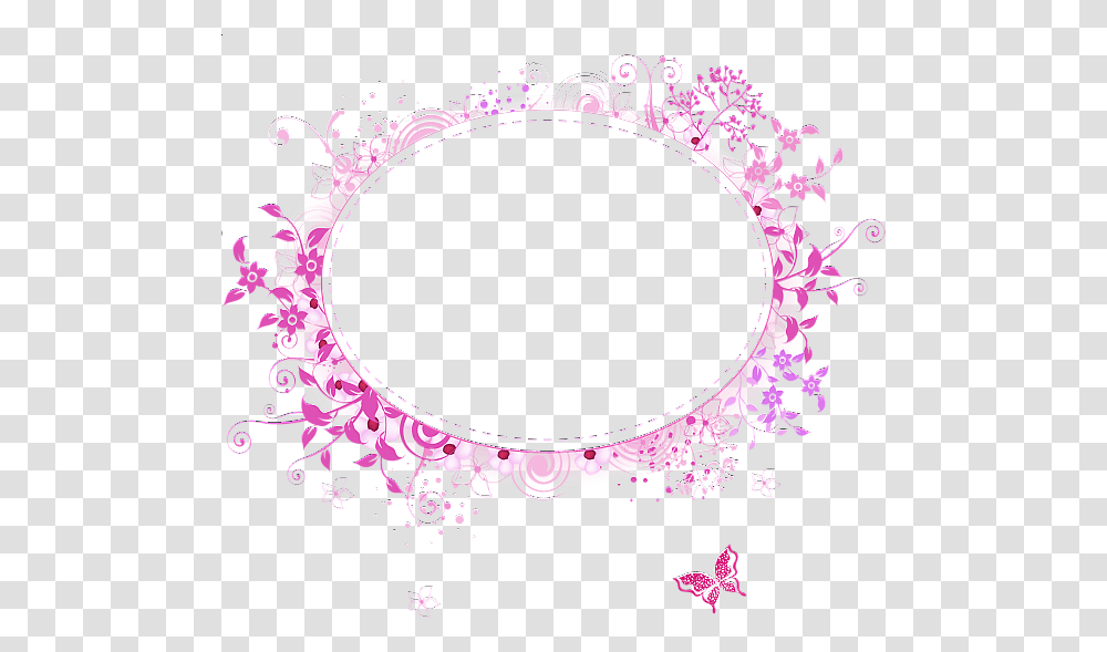 Picture Photo Frame Images Free Download Frame Pink Circle, Graphics, Art, Oval, Floral Design Transparent Png