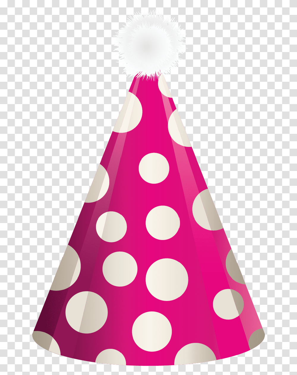 Picture Pink Birthday Hat, Clothing, Apparel, Party Hat Transparent Png
