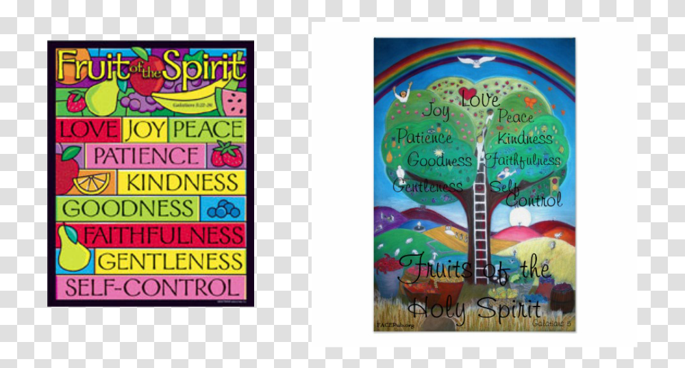 Picture Poster Of The Fruits Of The Holy Spirit, Number, Label Transparent Png