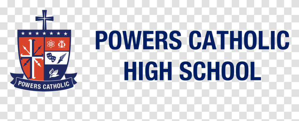 Picture Powers Catholic High School Logo, Cross, Face Transparent Png