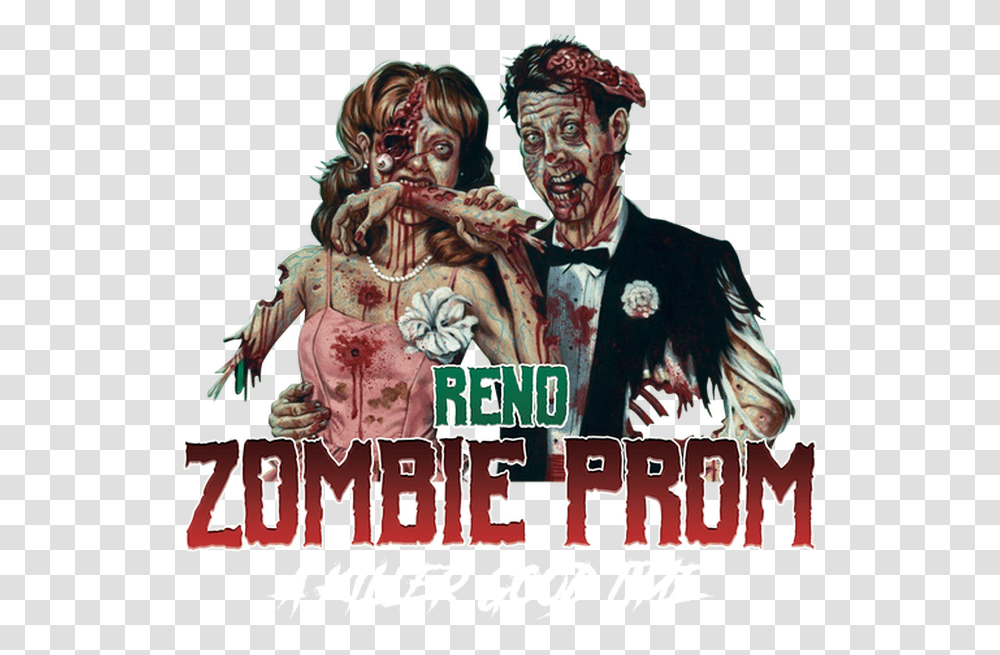Picture Reno Zombie Prom, Person, Poster, Advertisement Transparent Png