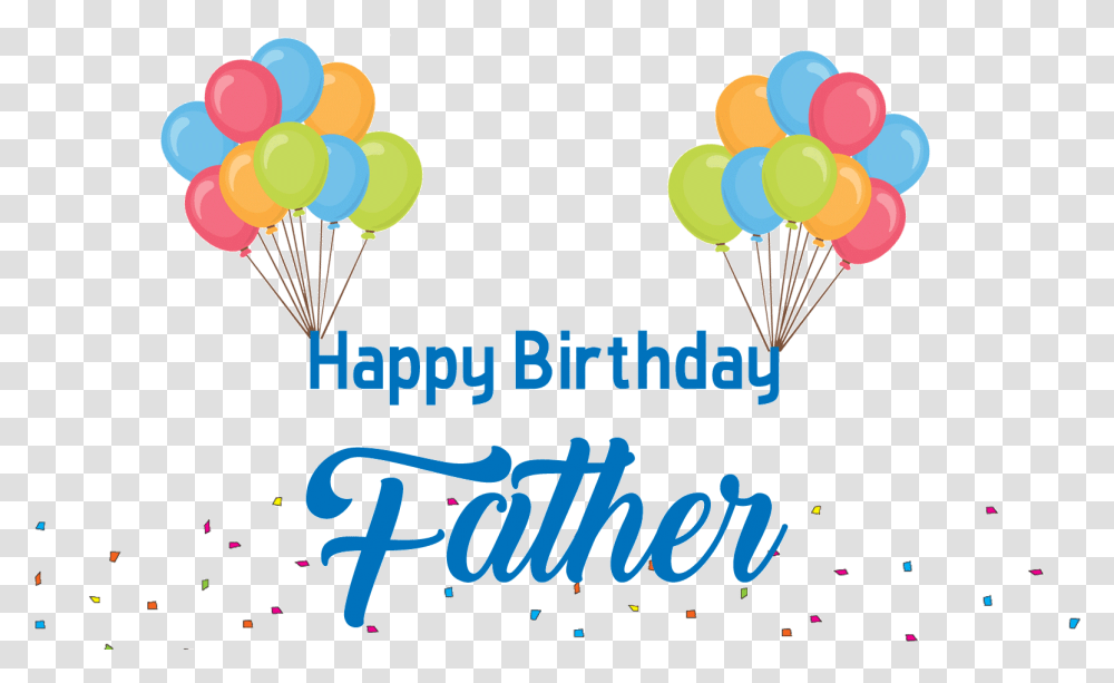 Picture Royalty Free Happy Birthday Dad Clipart Birthday Wishes To Rev Father, Balloon Transparent Png