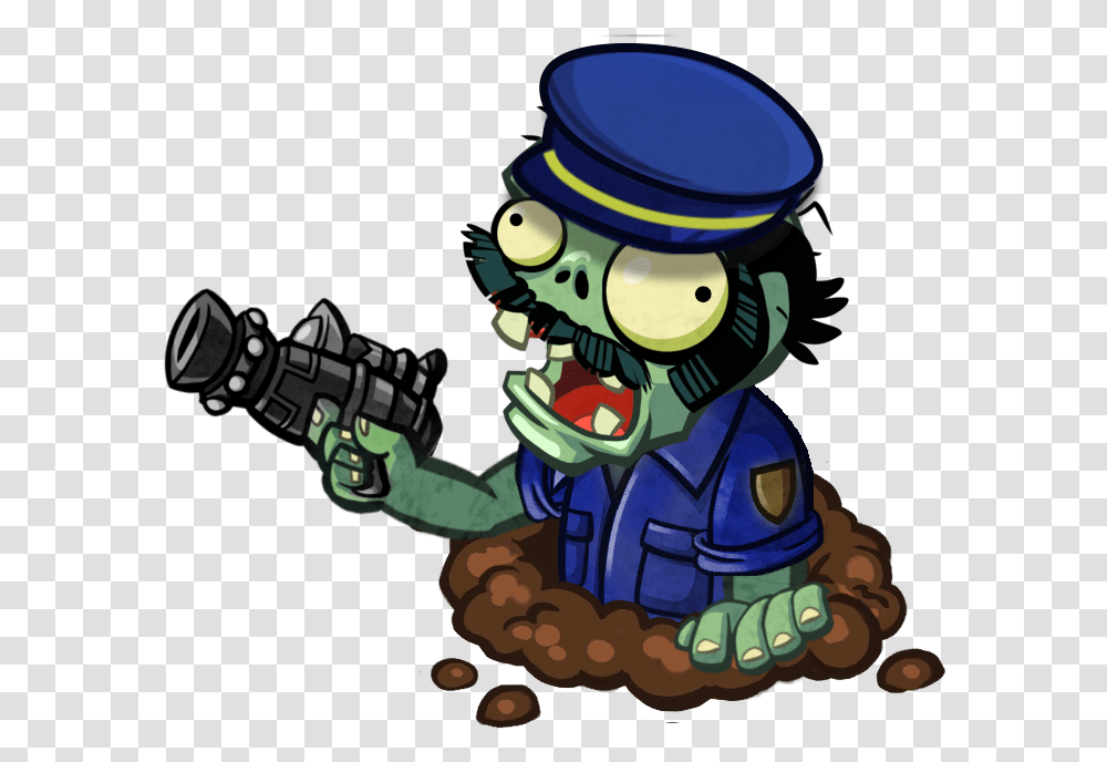 Picture Royalty Free Library Cop Drawing Zombie Plants Vs Zombies Cop, Outdoors, Toy, Nature Transparent Png