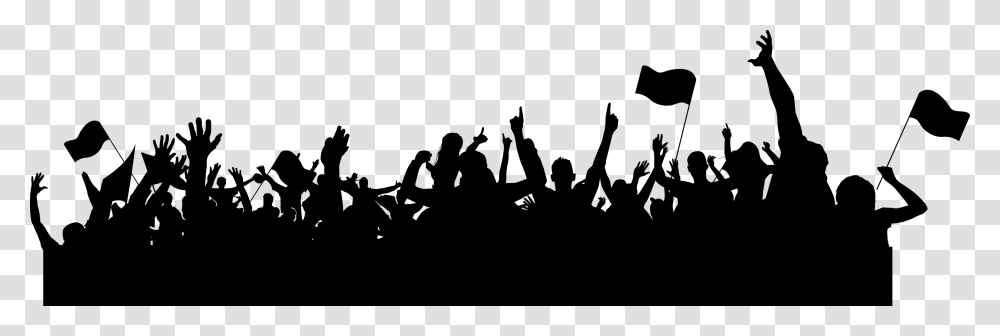 Picture Royalty Free Sports Crowd Sport Supporters Silhouettes, Gray, World Of Warcraft Transparent Png