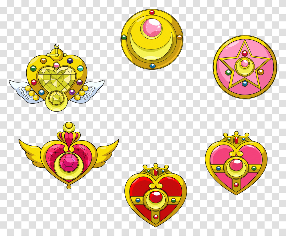 Picture Sailor Moon All Brooches, Pattern, Accessories Transparent Png