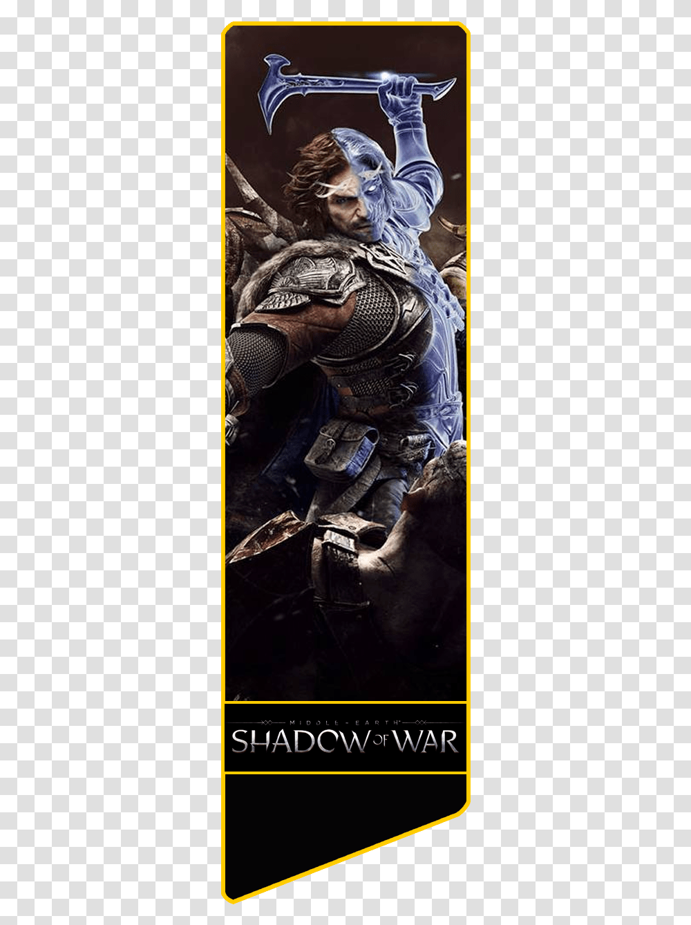Picture Shadow Of War Poster, Person, Costume, Advertisement Transparent Png